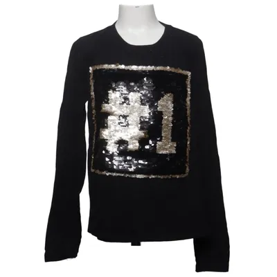 Langarmshirt (Schwarz, Gold) von Lemon Beret Baumwolle