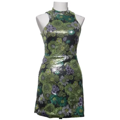 Cocktail dress (Green, Multicolored) from ASOS Design Polyester
