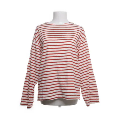 Long sleeve T-shirt (White, Red) from Arket Cotton