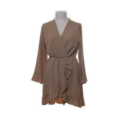 Robe portefeuille (Beige) de New Collection Élasthane, Polyester