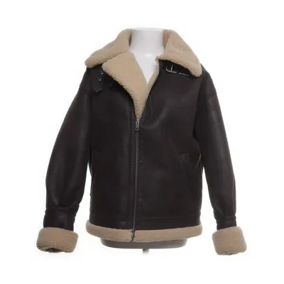 Shearlingjacka (Brun, Beige) från Mango