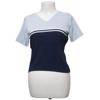 Top (Blauw) van Piretta Katoen, Viscose