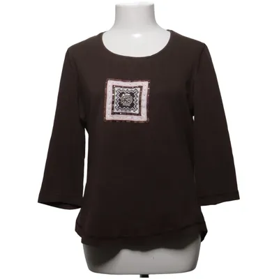 T-shirt à manches longues (Marron) de Bonita Coton, Élasthane