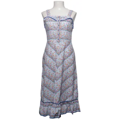 Dress (White, Multicolored) from Diolen Cotton, Polyester