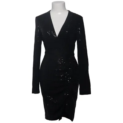 Cocktail dress (Black, Silver) from Zara Elastane, Polyester
