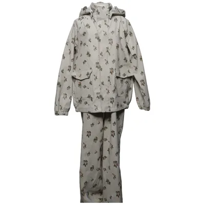 Regnjakke (Beige, Grøn, Rød) fra Kuling x Garbo & Friends Polyurethan, Genanvendt polyester
