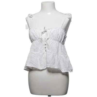 Crop top (Blanc) de Zara Viscose