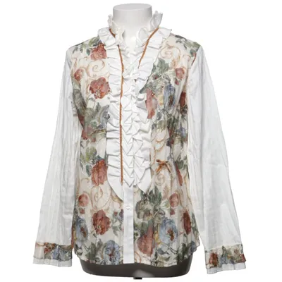 Bluse (Weiß, Mehrfarbig) von Tinta Style