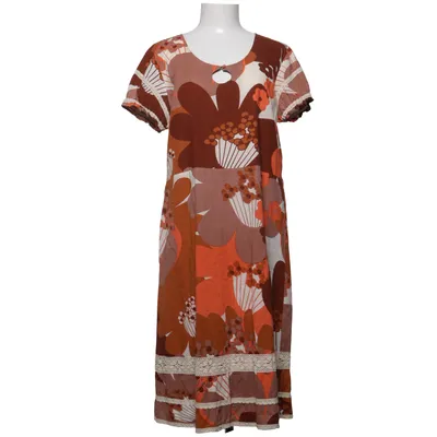 Kleid (Braun, Orange, Weiß) von Nümph Baumwolle