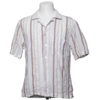 Korte mouwen shirt (Wit, Bruin, Beige) van Oscar Jacobson Katoen
