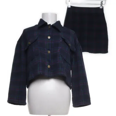 Set (Blue, Multicolored) from Mingel Polyester, Wool