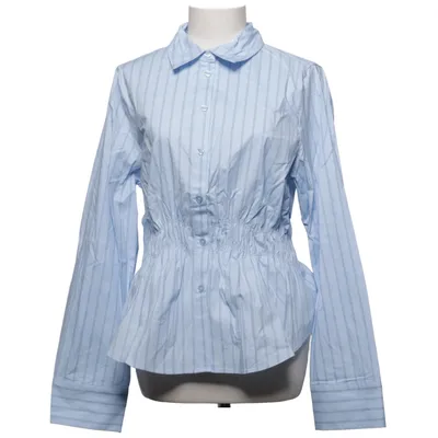 Hemd (Blau) von Gina Tricot Elasthan, Bio-Baumwolle