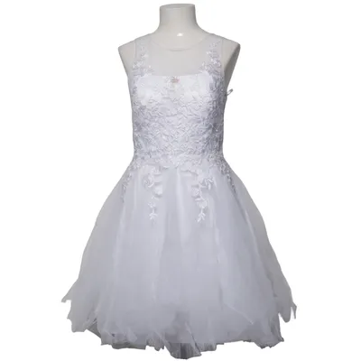 Jurk (Wit) van Lilly Katoen, Elastaan, Polyester