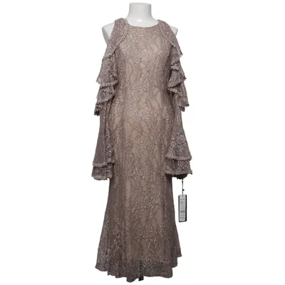 Robe de cocktail (Beige) de Rengin Élasthane, Polyester