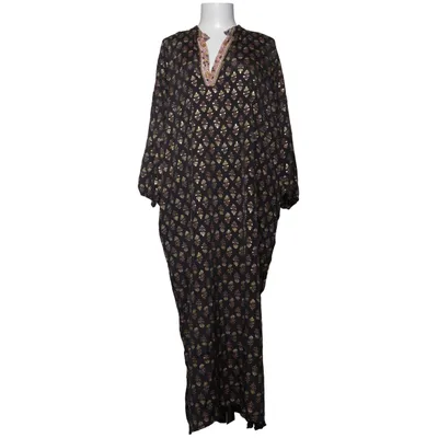 Maxi jurk (Zwart, Meerkleurig) van Black Colour Polyester