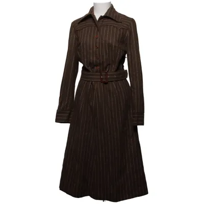 Shirt dress (Brown)
