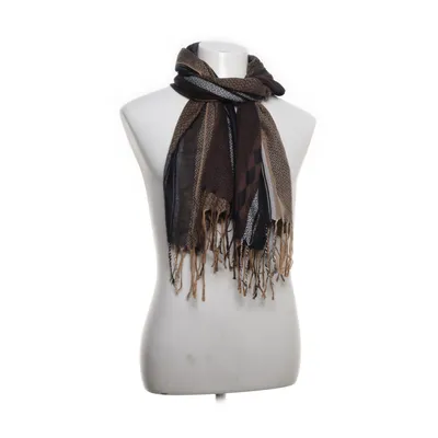 Sjal (Brun, Svart)