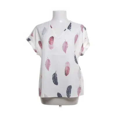 Top (White, Multicolored) from Loness Polyester