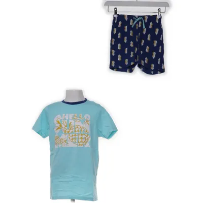 Pyjamas (Blå, Gul, Vit) från Nightwear Bomull