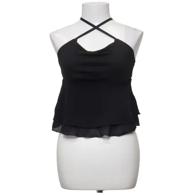 Top (Black) from Romwe Polyester