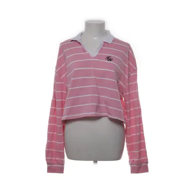 Rugby shirt (Roze, Wit) van TW Katoen, Elastaan
