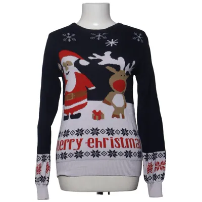 Kersttrui (Blauw, Wit, Rood) van Jule Sweaters Organisch katoen