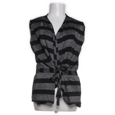 Omlottkofta (Svart, Silverfärgad) från Jean Pascale Metallfiber, Polyester, Viskos