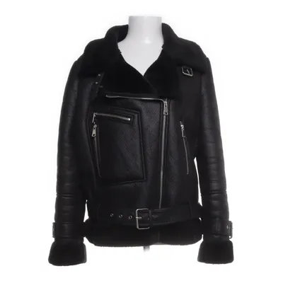 Shearling jacket (Black) from Missguided Polyester, Faux fur