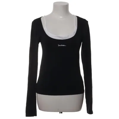 Topp (Svart) från Iets Frans Bomull, Elastan