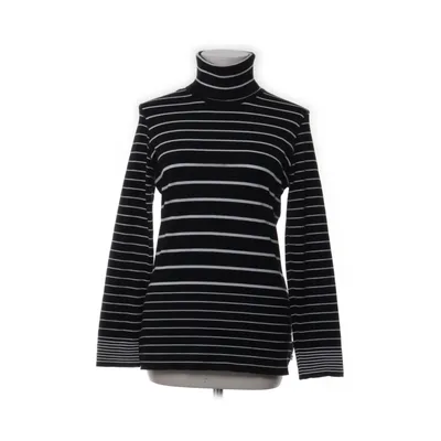 Pul à col roulé (Noir, Blanc) de Marc Cain Élasthane, Viscose