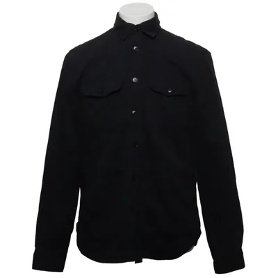 Overshirt (Zwart) van Acne Katoen, Linnen