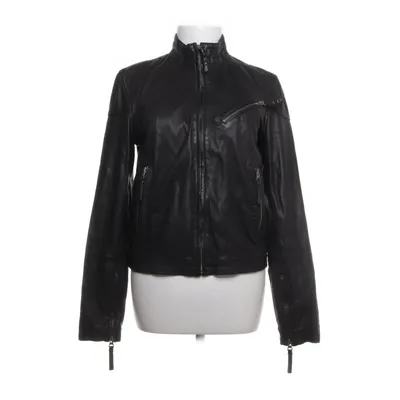 Leather jacket (Black) from Munderingskompagniet