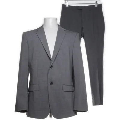 Kostym (Grå) från Riley Elastan, Polyester, Ull, Viskos