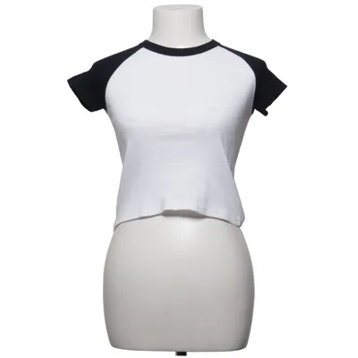 T-shirt (Wit, Zwart) van Brandy Melville Katoen