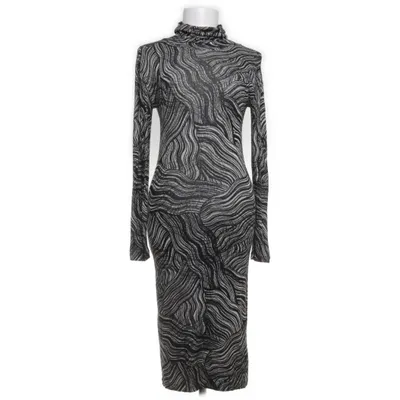 Turtleneck kjole (Sort, Hvid) fra Rodebjer Elastan, Viscose