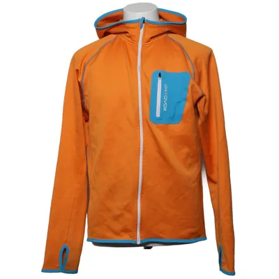 Hoodie (Orange, Blue) from Ortovox Elastane, Merino wool, Polyester
