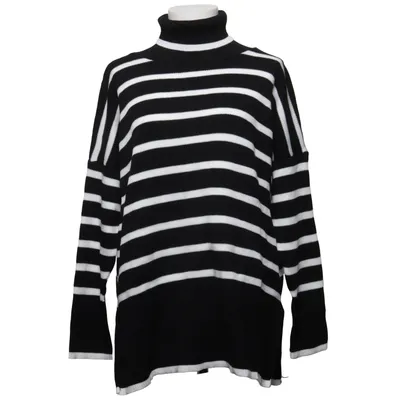 Turtleneck (Black, White) from Lily Acrylic, Wool