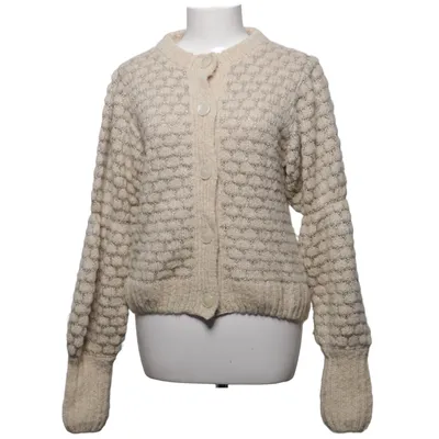 Cardigan (Beige) van Valerie Acryl, Mohair, Nylon, Wol