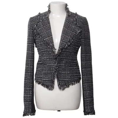 Jakke (Sort, Hvid) fra Dept Akryl, Polyester