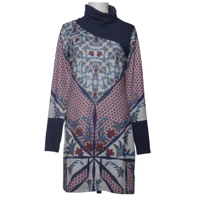 Turtleneck dress (Blue, Red, Gray, Multicolored) from Smash Elastane, Polyester