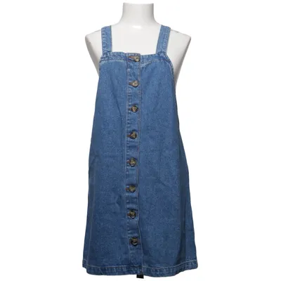 Hängselklänning (Blå) från New Look Denim Bomull