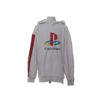 Huvtröja (Vit, Flerfärgad) från Playstation Bomull