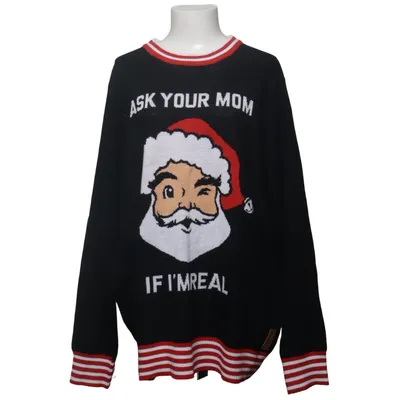 Pull de Noël (Noir, Multicolore) de Tipsyelves Acrylique