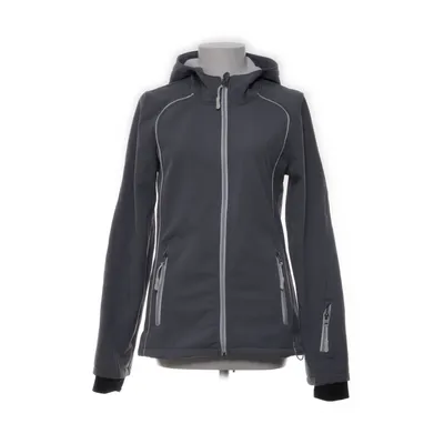 Softshell jacket (Gray, White) from Crane Elastane, Polyester
