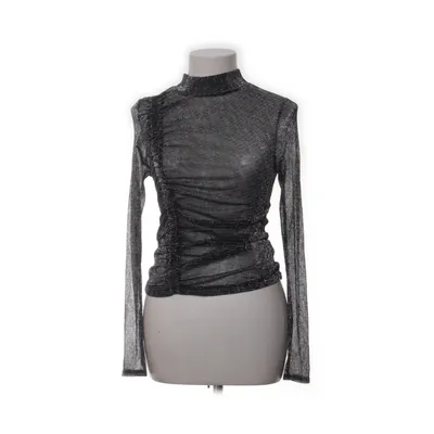 Turtleneck (Grå, Sølv) fra Topshop Metallfiber, Polyester