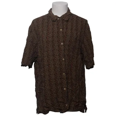 Chemise à manches courtes (Marron, Noir, Orange) de Puritan Viscose