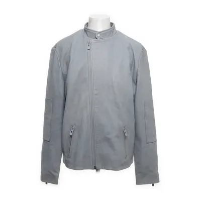 Leather jacket (Blue) from Han Kjøbenhavn Polyester, Leather