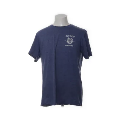 T-shirt (Blå) från Anvil Bomull, Polyester