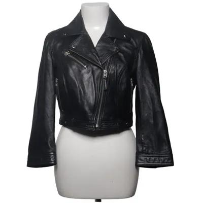 Veste de motard (Noir) de Josefina of Sweden Cuir, Polyester