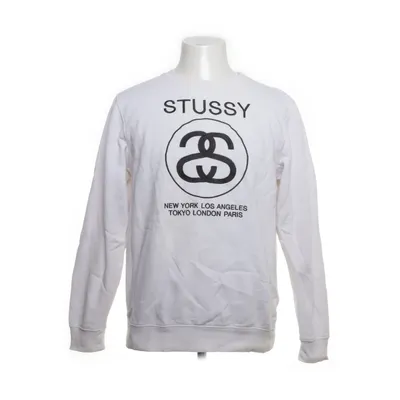 Collegetröja (Vit) från Stüssy Bomull, Polyester